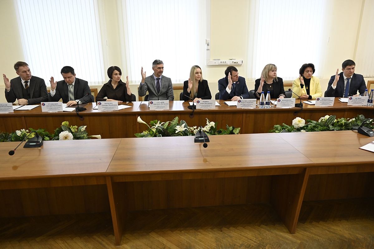 Участие преподавателя Краснослободцева К.А., члена Избиркома Тамбовской области, в первом заседании Избиркома нового состава
